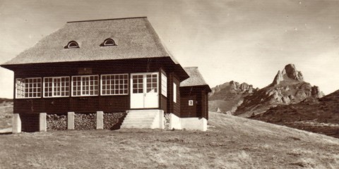 Cabana Ciucaș, în 1940 (Foto: romaniainterbelica.memoria.ro)